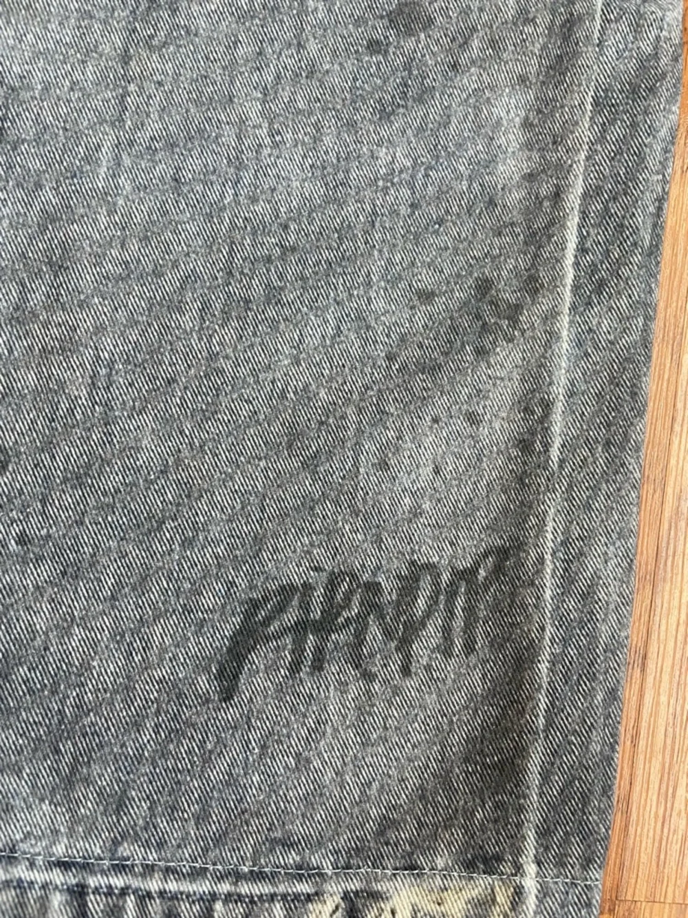RIPNDIP Distressed Graphic Jeans Size 32 Acid Wash Streetwear Pants
